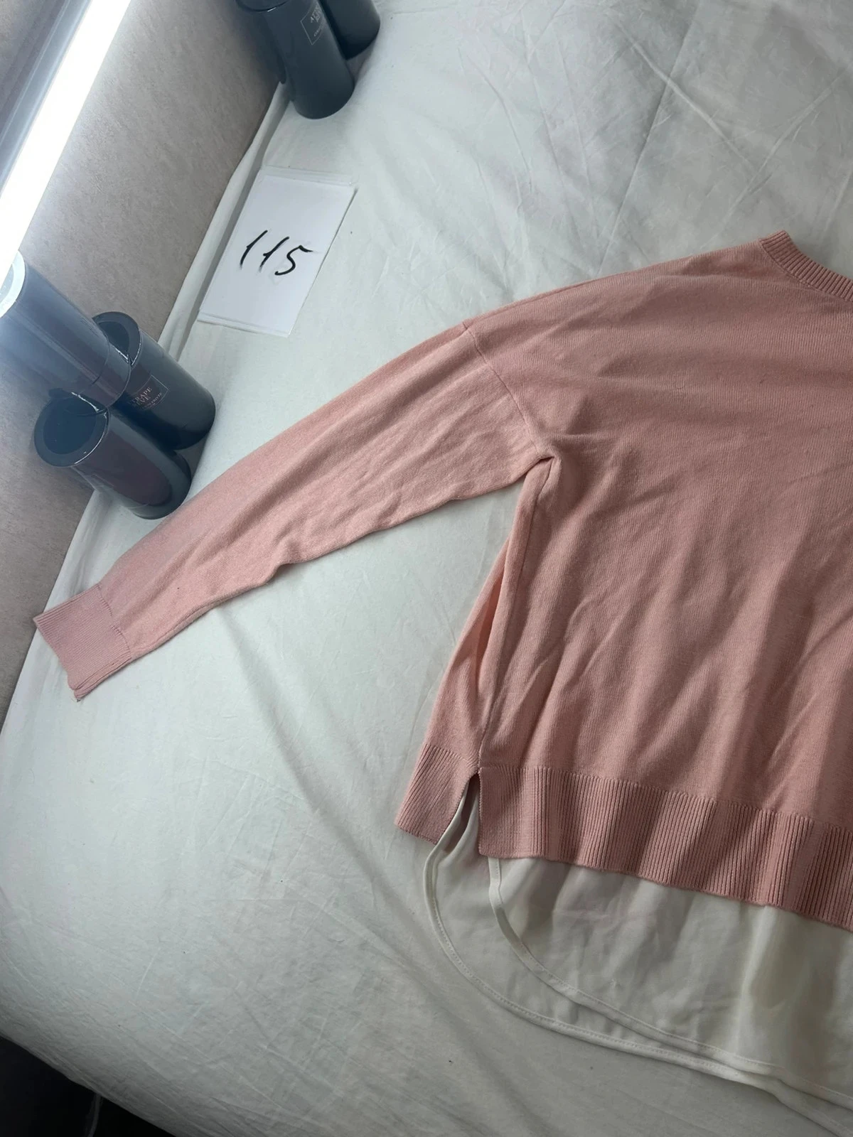 Blusa de manga larga rosa only our story – photo 5